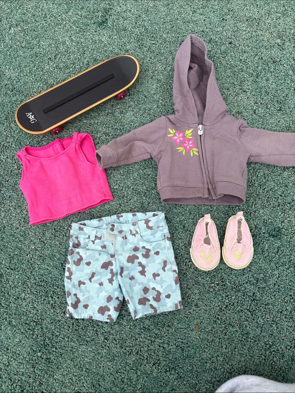 American Girl Doll Skateboard outfit